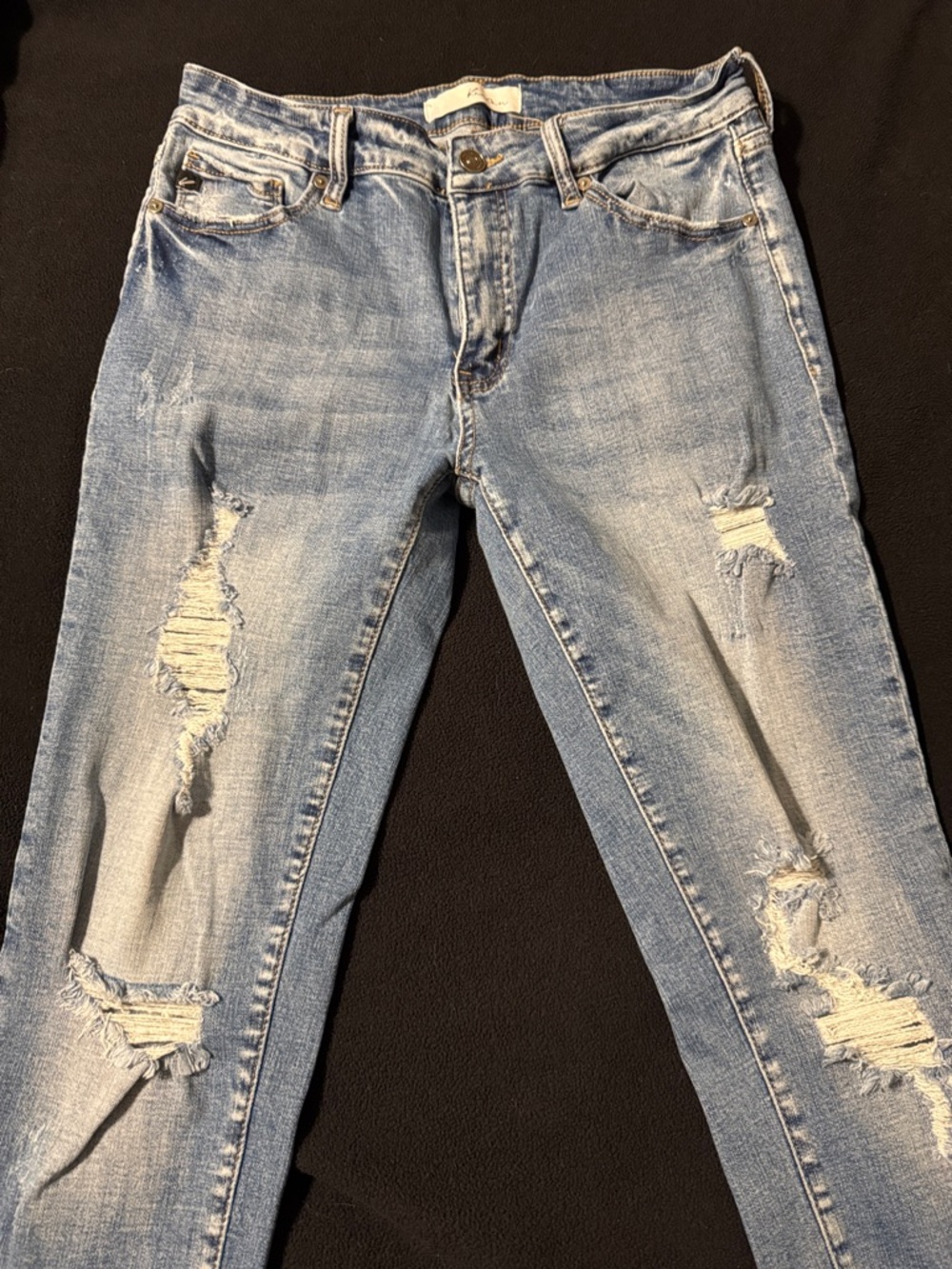 KanCan Light Blue Distressed Skinny Jeans